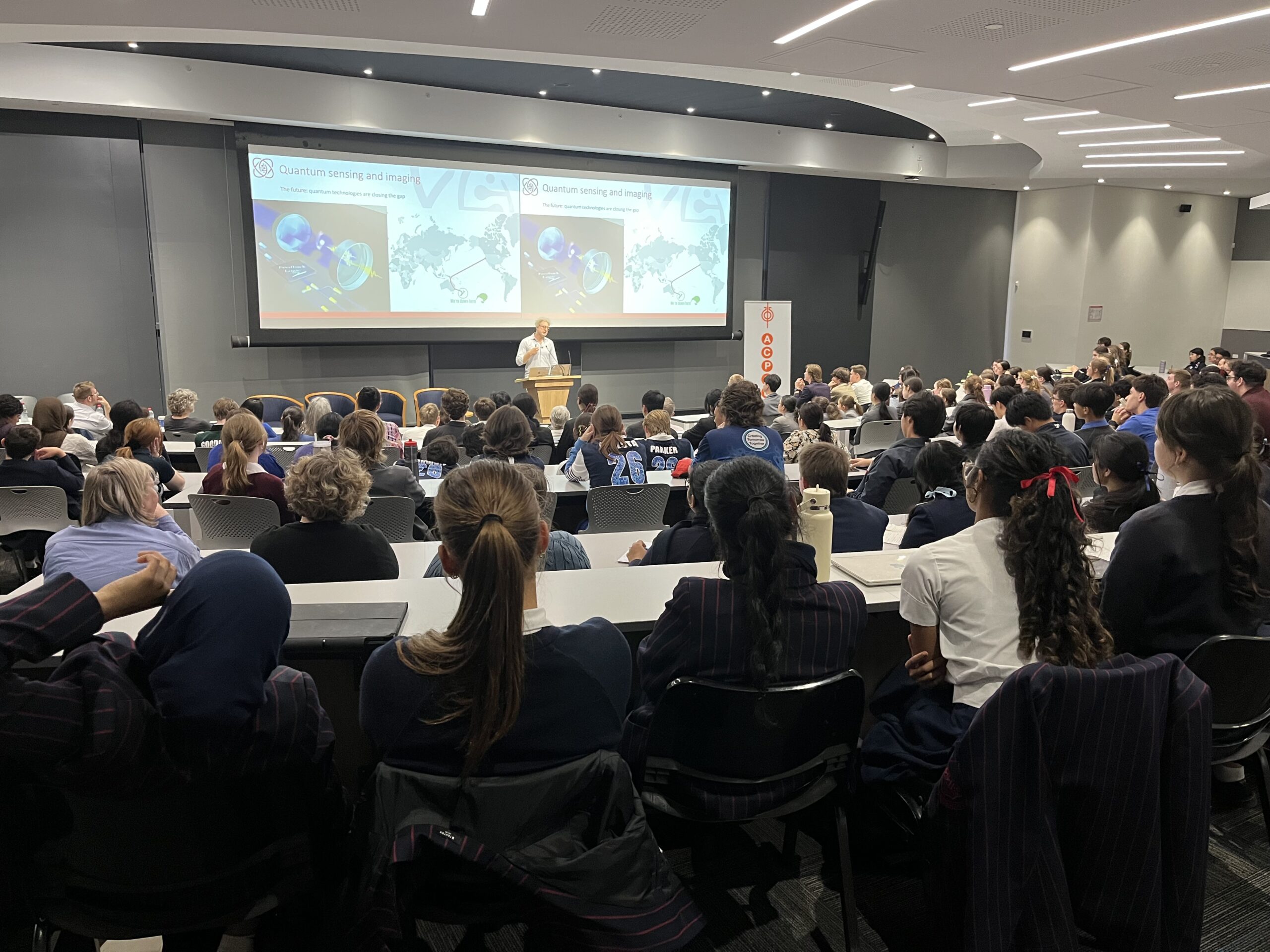 QUBIC director brings the future to 300 Brisbane students