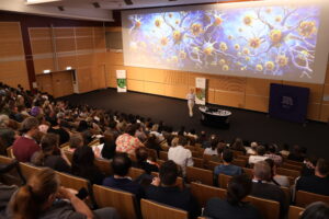Prof Warwick Bowen presenting at ConASTA